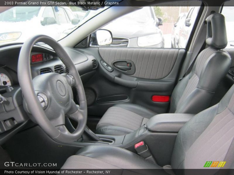  2003 Grand Prix GTP Sedan Graphite Interior