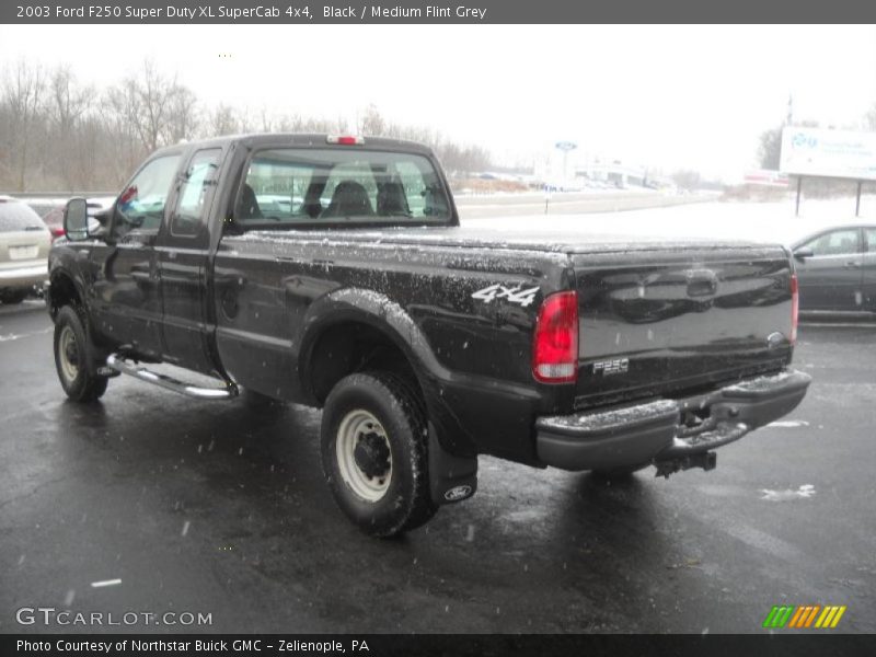 Black / Medium Flint Grey 2003 Ford F250 Super Duty XL SuperCab 4x4