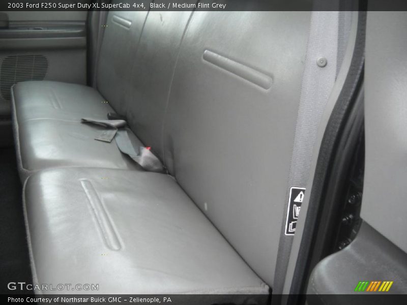 Black / Medium Flint Grey 2003 Ford F250 Super Duty XL SuperCab 4x4