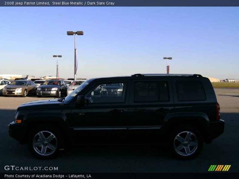 Steel Blue Metallic / Dark Slate Gray 2008 Jeep Patriot Limited