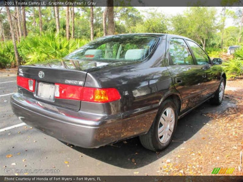 Graphite Gray Pearl / Gray 2001 Toyota Camry LE