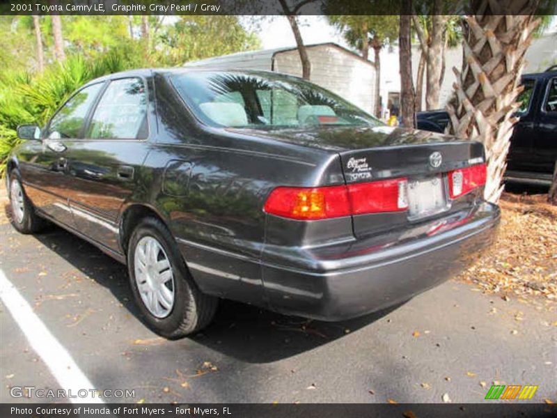 Graphite Gray Pearl / Gray 2001 Toyota Camry LE