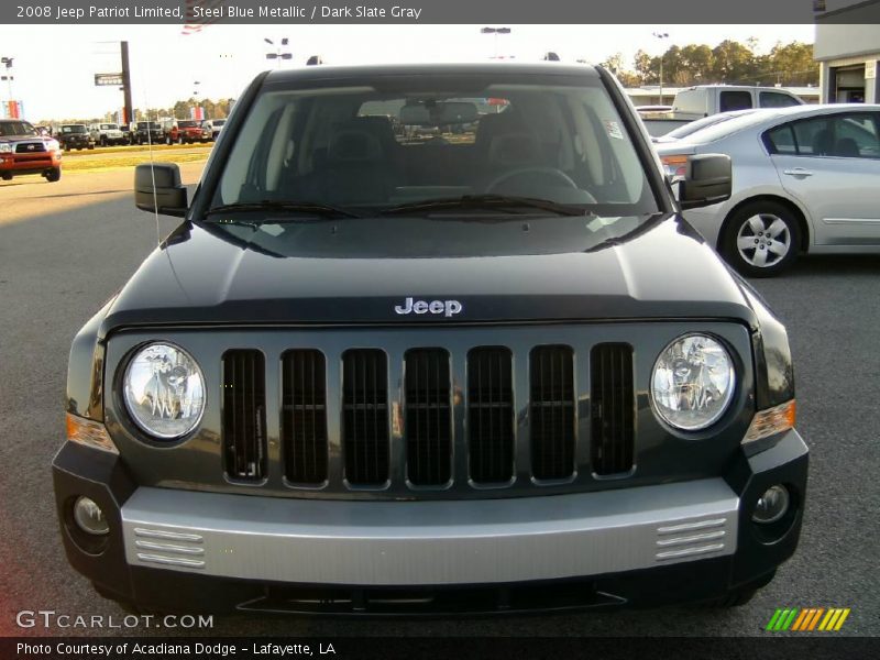 Steel Blue Metallic / Dark Slate Gray 2008 Jeep Patriot Limited