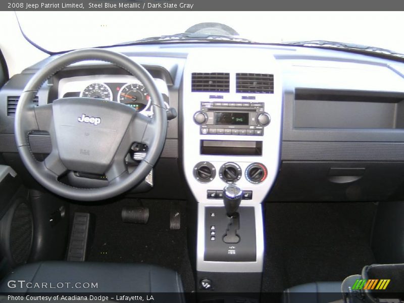 Steel Blue Metallic / Dark Slate Gray 2008 Jeep Patriot Limited