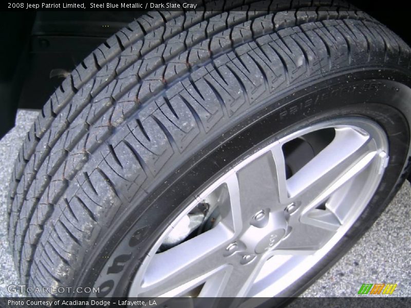 Steel Blue Metallic / Dark Slate Gray 2008 Jeep Patriot Limited