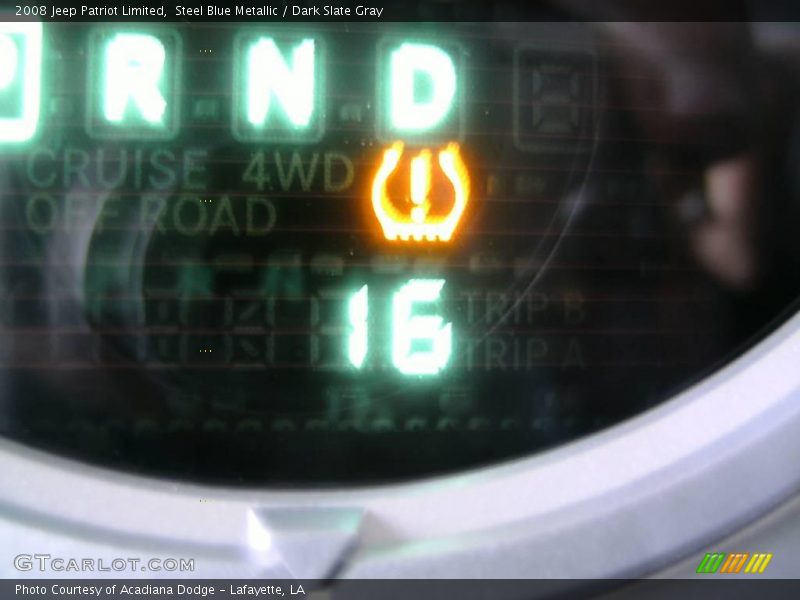 Steel Blue Metallic / Dark Slate Gray 2008 Jeep Patriot Limited