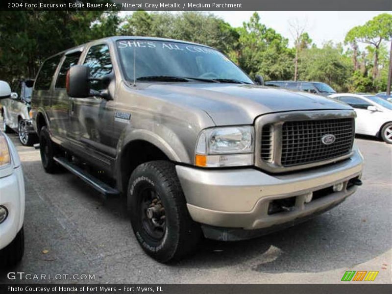 Mineral Gray Metallic / Medium Parchment 2004 Ford Excursion Eddie Bauer 4x4