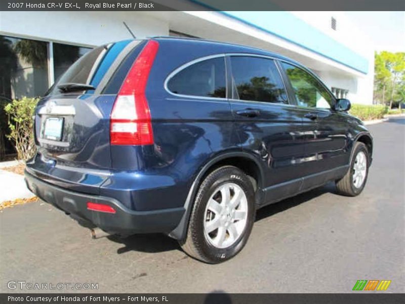 Royal Blue Pearl / Black 2007 Honda CR-V EX-L