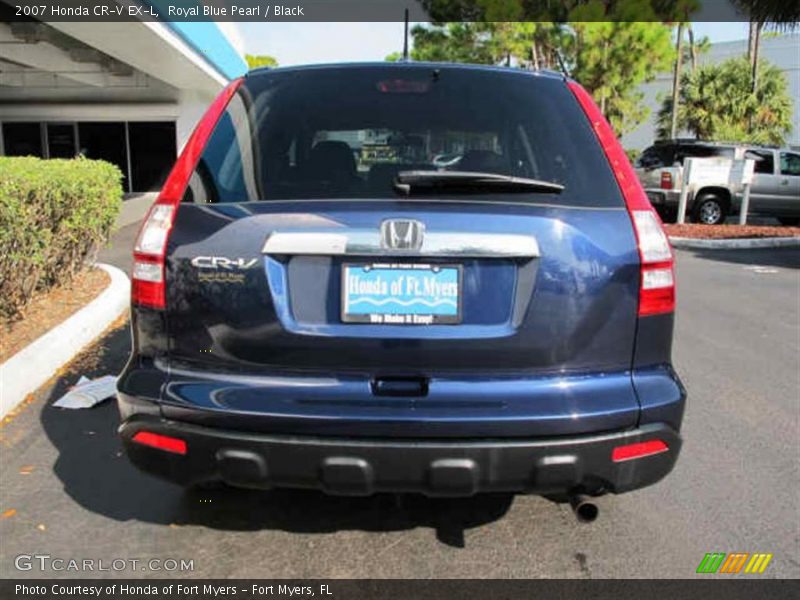 Royal Blue Pearl / Black 2007 Honda CR-V EX-L