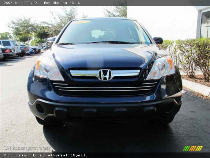 Royal Blue Pearl / Black 2007 Honda CR-V EX-L