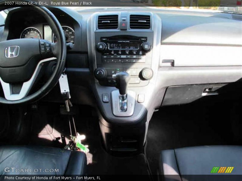 Royal Blue Pearl / Black 2007 Honda CR-V EX-L