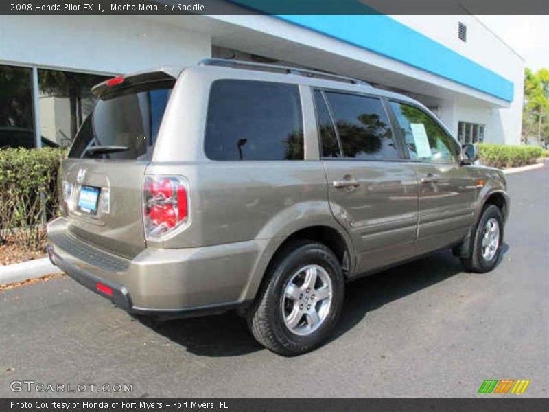 Mocha Metallic / Saddle 2008 Honda Pilot EX-L