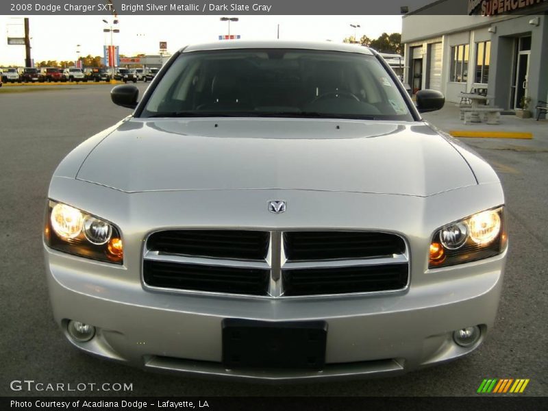 Bright Silver Metallic / Dark Slate Gray 2008 Dodge Charger SXT