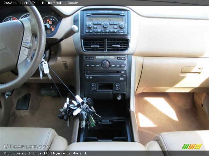 Mocha Metallic / Saddle 2008 Honda Pilot EX-L