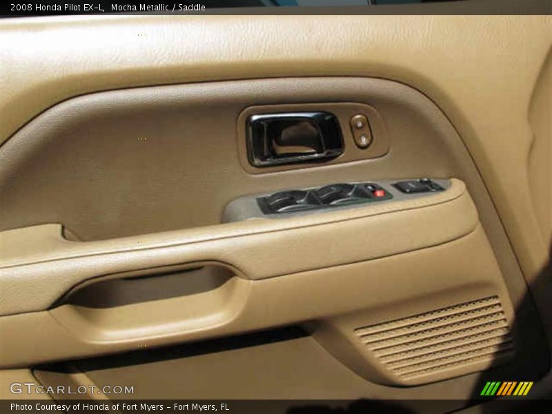 Mocha Metallic / Saddle 2008 Honda Pilot EX-L