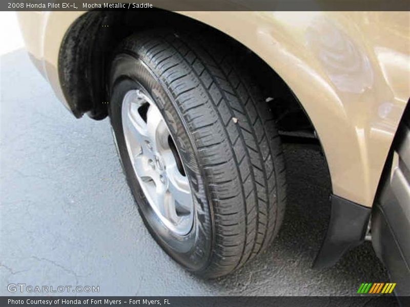 Mocha Metallic / Saddle 2008 Honda Pilot EX-L