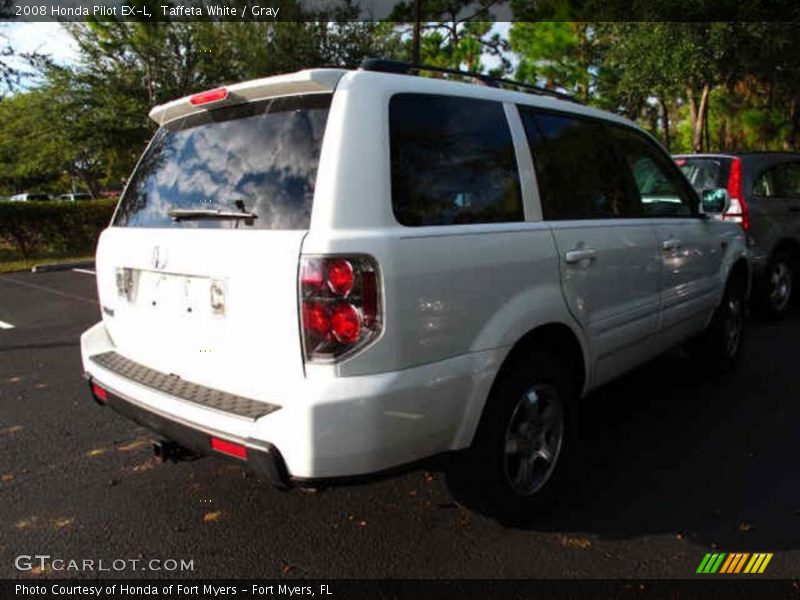 Taffeta White / Gray 2008 Honda Pilot EX-L