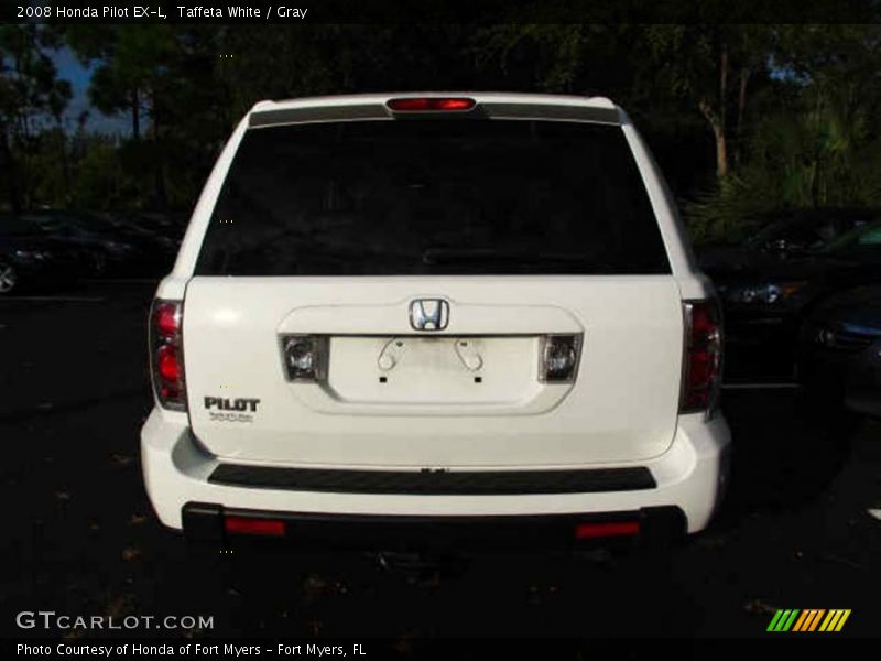 Taffeta White / Gray 2008 Honda Pilot EX-L