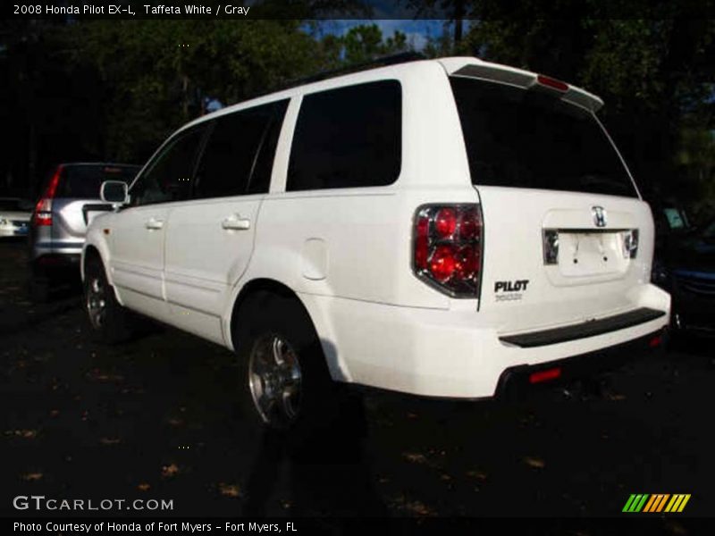 Taffeta White / Gray 2008 Honda Pilot EX-L