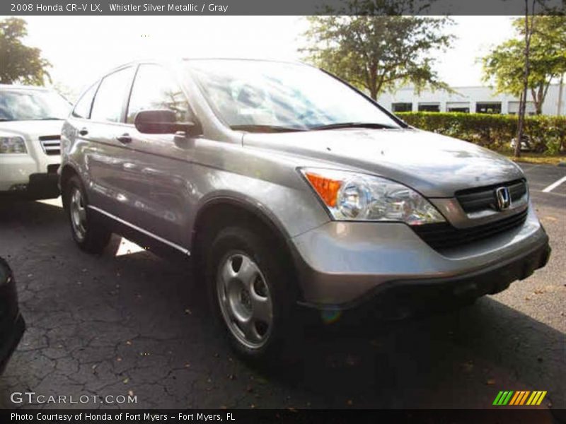 Whistler Silver Metallic / Gray 2008 Honda CR-V LX