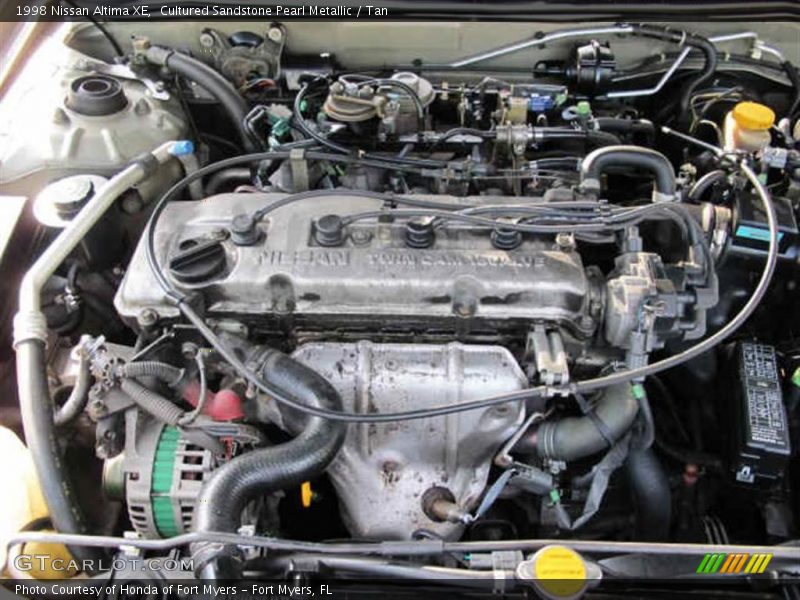 1998 Altima XE Engine - 2.4 Liter DOHC 16-Valve 4 Cylinder