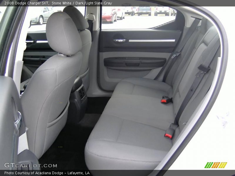 Stone White / Dark/Light Slate Gray 2008 Dodge Charger SXT