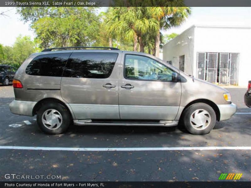 Sable Pearl / Oak Beige 1999 Toyota Sienna XLE