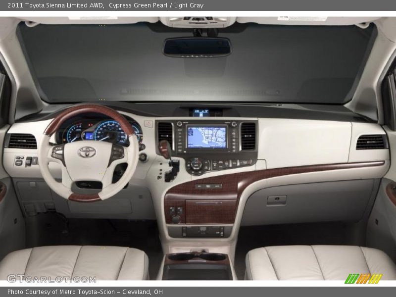 Dashboard of 2011 Sienna Limited AWD
