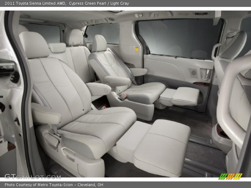  2011 Sienna Limited AWD Light Gray Interior