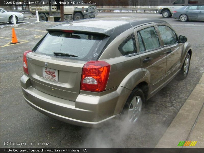 Light Khaki Metallic / Dark Slate Gray 2008 Dodge Caliber SE