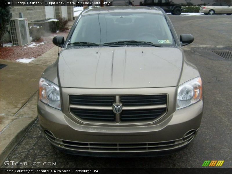Light Khaki Metallic / Dark Slate Gray 2008 Dodge Caliber SE