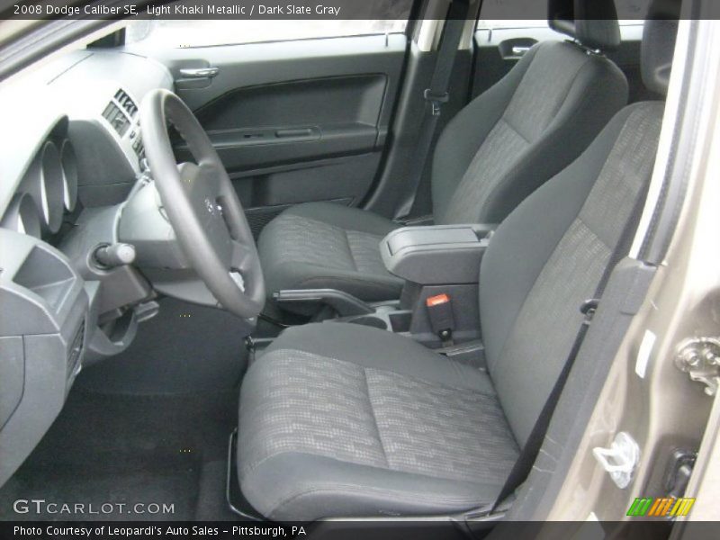 Light Khaki Metallic / Dark Slate Gray 2008 Dodge Caliber SE
