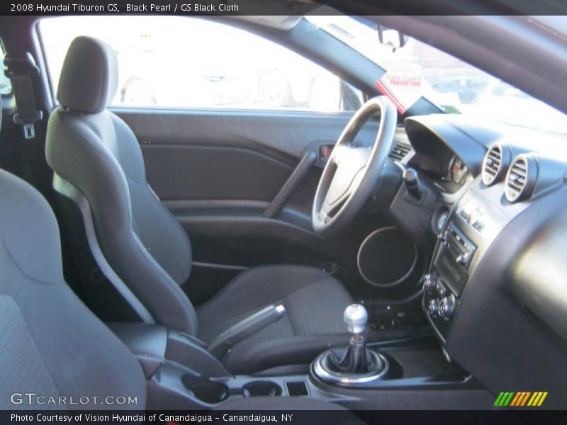 Black Pearl / GS Black Cloth 2008 Hyundai Tiburon GS