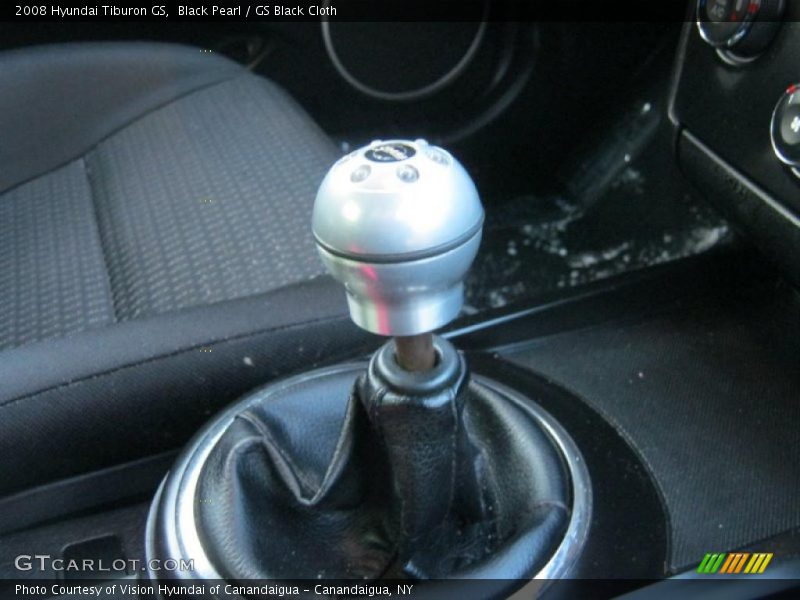 Black Pearl / GS Black Cloth 2008 Hyundai Tiburon GS