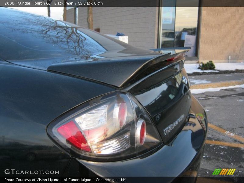 Black Pearl / GS Black Cloth 2008 Hyundai Tiburon GS