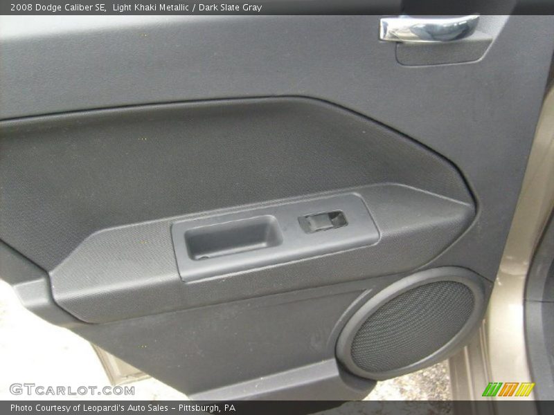 Light Khaki Metallic / Dark Slate Gray 2008 Dodge Caliber SE