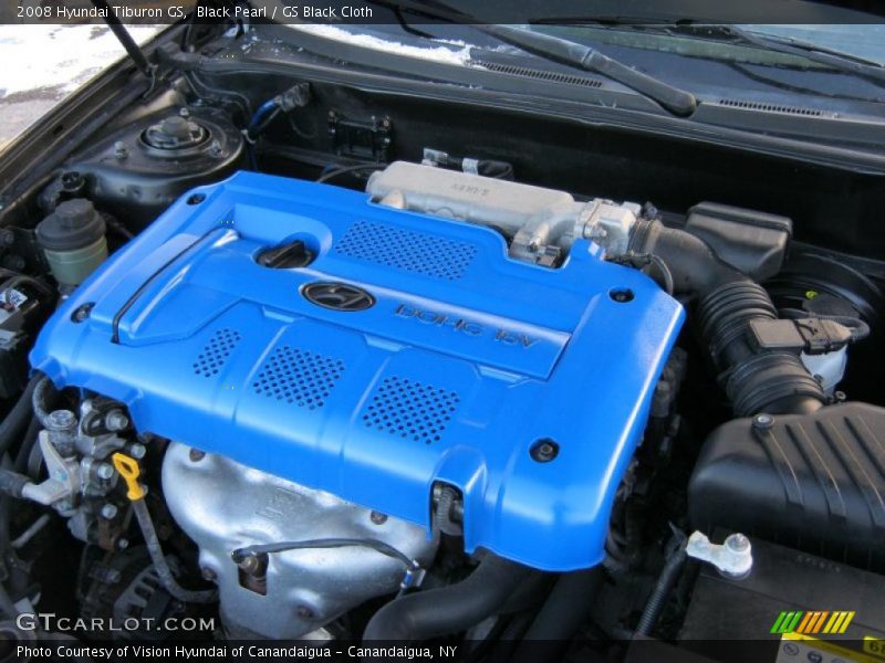 Black Pearl / GS Black Cloth 2008 Hyundai Tiburon GS