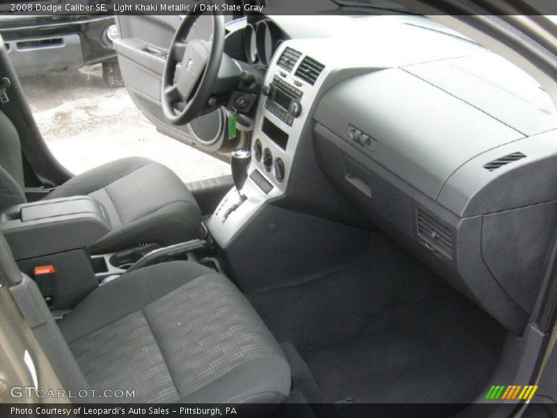 Light Khaki Metallic / Dark Slate Gray 2008 Dodge Caliber SE