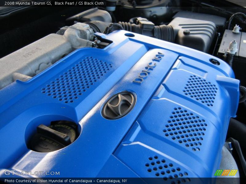 Black Pearl / GS Black Cloth 2008 Hyundai Tiburon GS