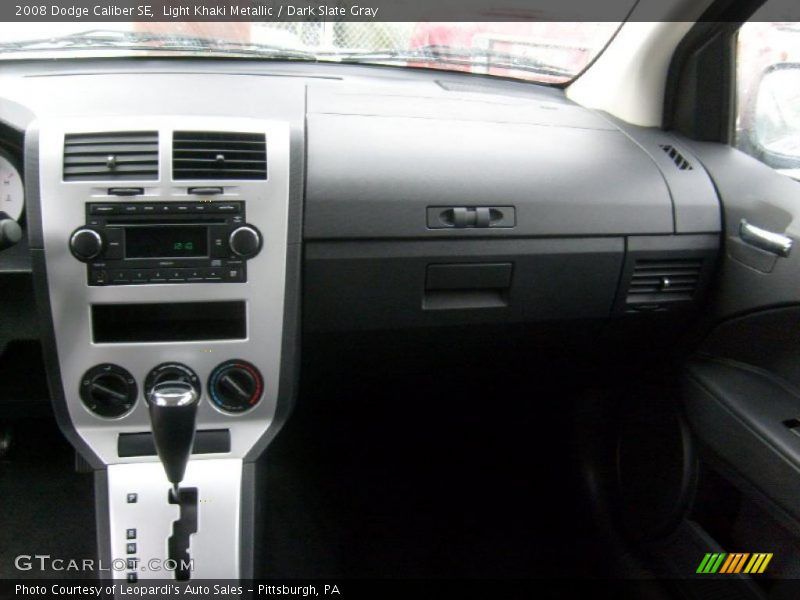Light Khaki Metallic / Dark Slate Gray 2008 Dodge Caliber SE