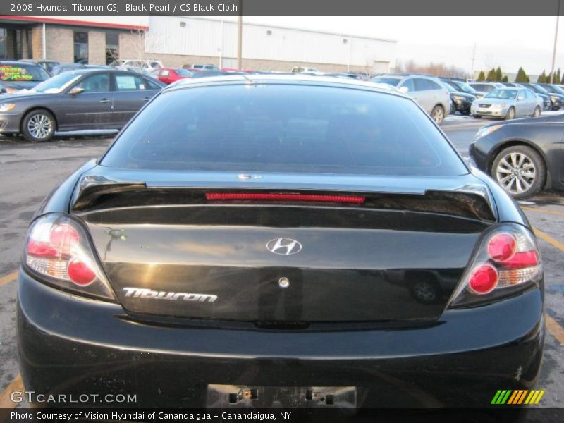 Black Pearl / GS Black Cloth 2008 Hyundai Tiburon GS