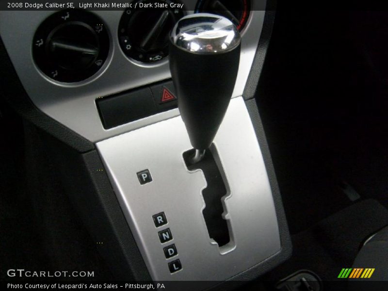 Light Khaki Metallic / Dark Slate Gray 2008 Dodge Caliber SE