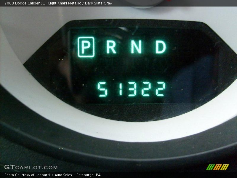 Light Khaki Metallic / Dark Slate Gray 2008 Dodge Caliber SE