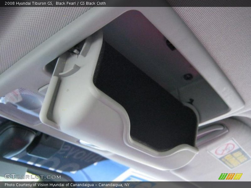 Black Pearl / GS Black Cloth 2008 Hyundai Tiburon GS