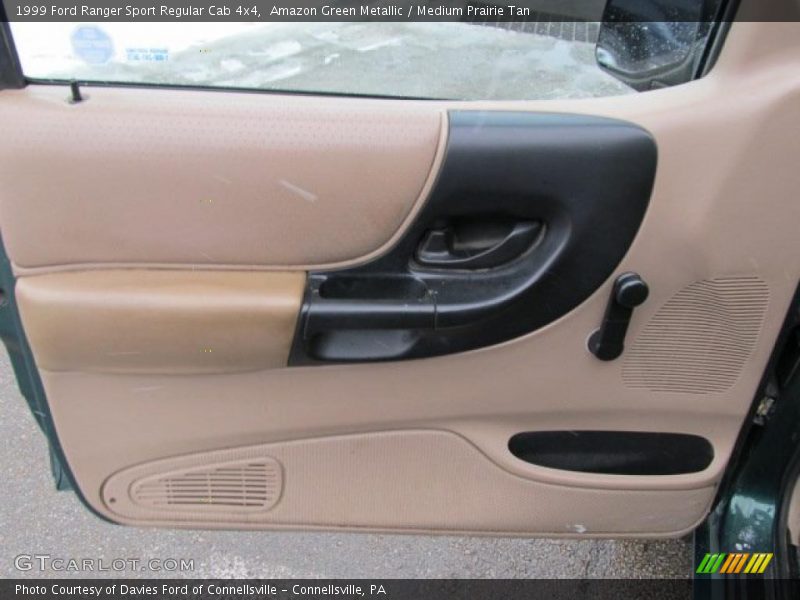 Amazon Green Metallic / Medium Prairie Tan 1999 Ford Ranger Sport Regular Cab 4x4