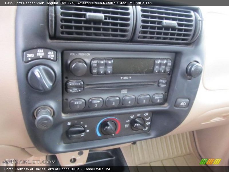 Controls of 1999 Ranger Sport Regular Cab 4x4