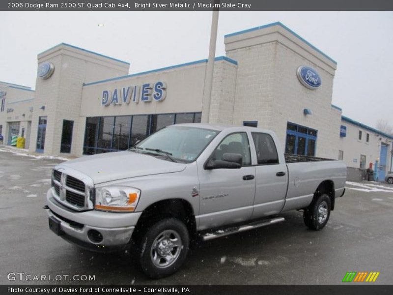 Bright Silver Metallic / Medium Slate Gray 2006 Dodge Ram 2500 ST Quad Cab 4x4