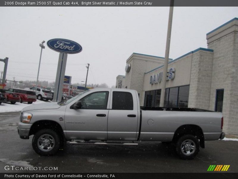 Bright Silver Metallic / Medium Slate Gray 2006 Dodge Ram 2500 ST Quad Cab 4x4