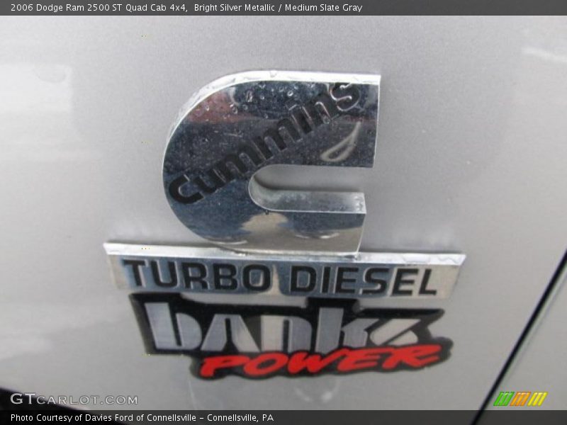 Bright Silver Metallic / Medium Slate Gray 2006 Dodge Ram 2500 ST Quad Cab 4x4