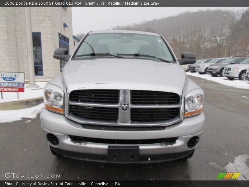 Bright Silver Metallic / Medium Slate Gray 2006 Dodge Ram 2500 ST Quad Cab 4x4